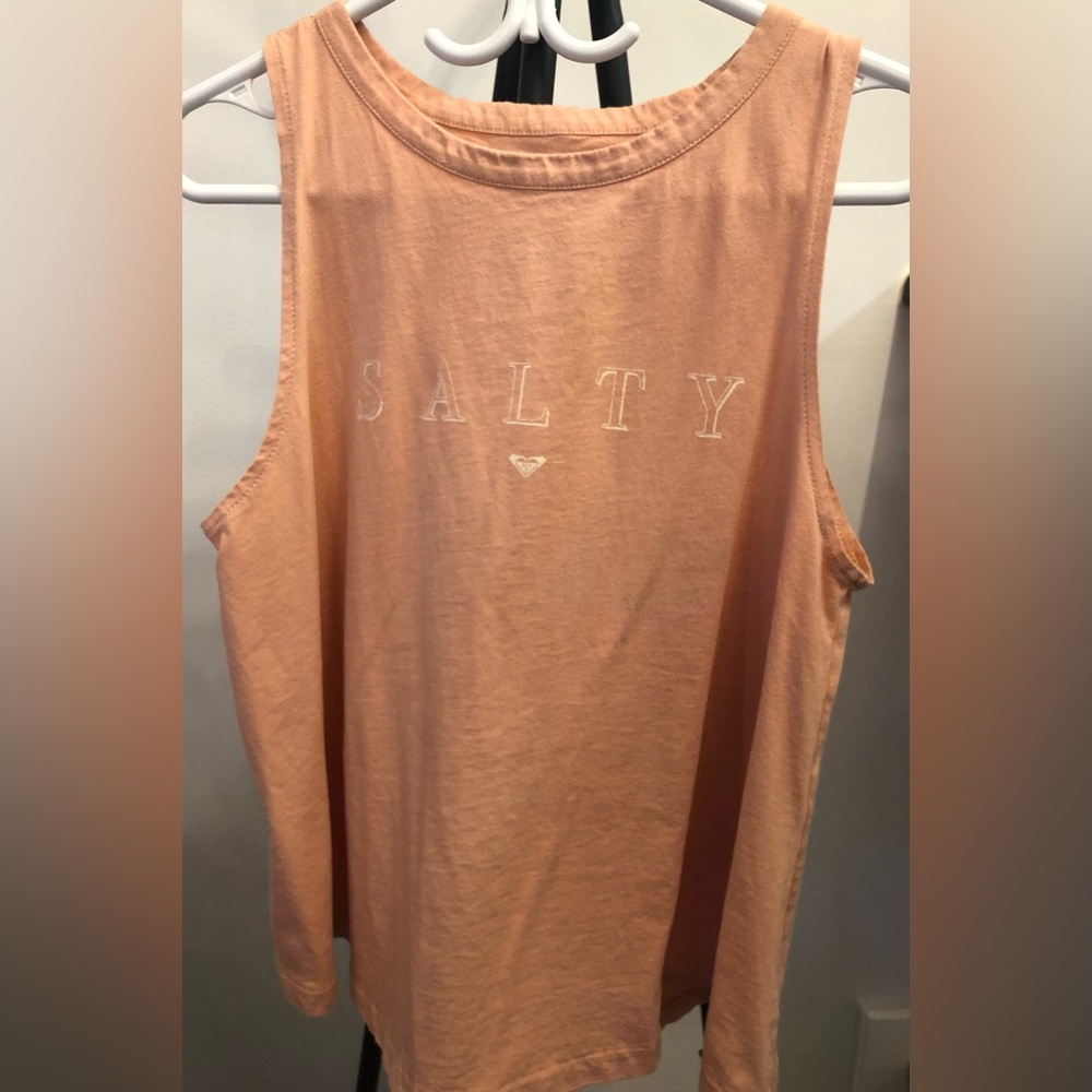 Roxy Apricot Sleeveless Top